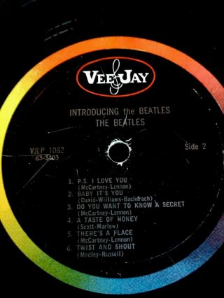 Introducing The Beatles Rare Version 1 With 45 Label,  Love Me Do