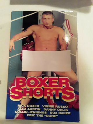 Boxing Shorts vhs rare cult 80 ' s vintage gay sleaze Rick Boxer big box 2