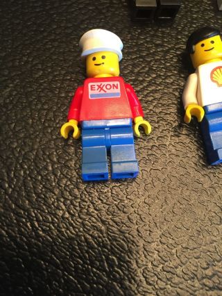 B4) Exxon Mobil Shell Gas Station Workers 1970 ' s RARE Lego Minifigure,  Others 3