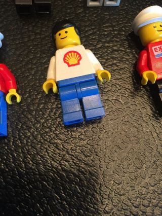 B4) Exxon Mobil Shell Gas Station Workers 1970 ' s RARE Lego Minifigure,  Others 4