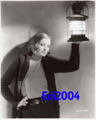 Greta Garbo Older Restrike Rare Photo " Anna Christie " Clarence Sinclair Bull