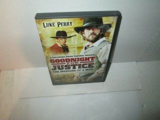 Hallmark A Goodnight For Justice - Measure Of A Man Rare Western Dvd Luke Perry