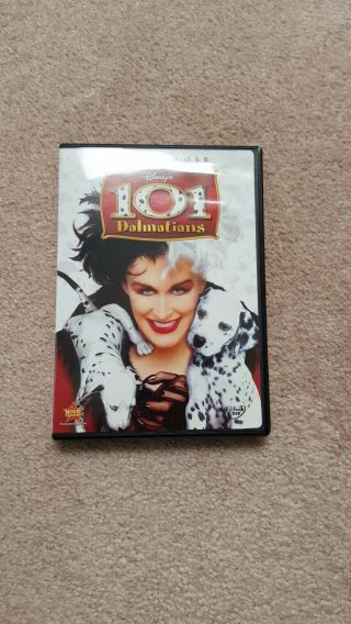 101 Dalmatians (dvd,  2008) Oop,  Rare,  Live Action In Very Good Cond