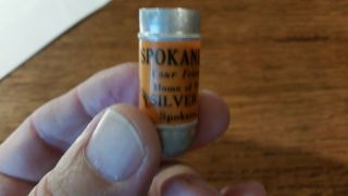 Spokane,  Washington,  Hotel Spokane Vintage Silver Grill Bullet - Rare