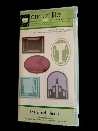 Cricut Cartridge - Inspired Heart - Rare And Retired