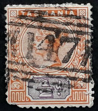 Rare Undated Tasmania Australia 1/2d Tablet Stamp Num Cds 147 - Sydmouth