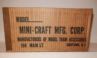 American Flyer Mini - Craft Very Rare & 400 Station Platform Box Only