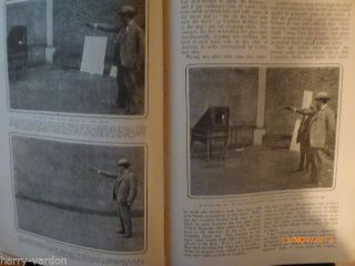 How to Handle a Revolver Gun Shooting Rare Old Antique Photo Article 1905 Winans 4