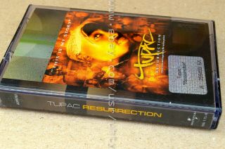 2pac Tupac Resurrection Rare Ukr Tape Cassette Thug Rap Gangsta Hip Hop