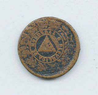 Honduras 1910 Bronze 1 Cent Coin - Rare -