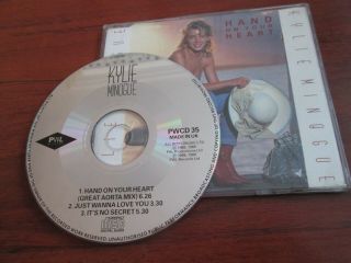 Kylie Minogue ‎– Hand On Your Heart [rare Uk Cd Single] Ex C
