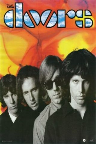 The Doors Poster Group Shot - Jim Morrison Rare Hot 24x36