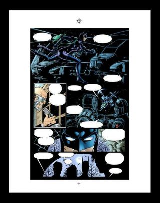 Paul Gulacy Batman: Outlaws 1 Rare Production Art Pg 13