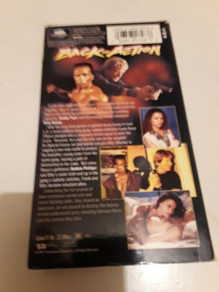 BACK IN ACTION VHS BILLY BLANKS RODDY PIPER VERY RARE OOP 1994 HTF CULT VTG HEAT 3