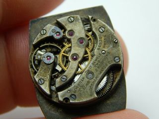 Vintage Antique Rare Frodsham Watch Co 17 jewel art deco watch movement Longines 3