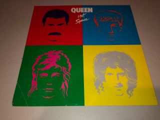 Queen Hot Space Rare Promo Limited Edition Poster Lithograph Flat John Deacon