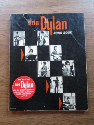 Best Of Bob Dylan Song Book Lyrics Music For Piano And Guitar Vintage Rare