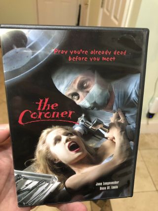 The Coroner (dvd,  2000) Rare Oop Slasher Horror Horizons