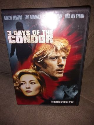 Three Days Of The Condor (dvd,  1999,  Widescreen) Rare Oop