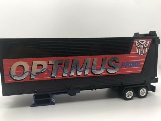 Transformers G2 1992 Optimus Prime Trailer Only Black Hasbro Inc.  Rare Vintage