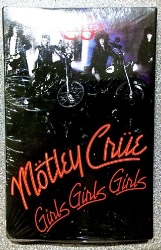 Motley Crue - Rare - Girls,  Girls,  Girls 1987 Cassette Single