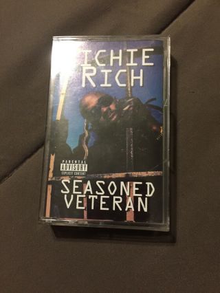 Richie Rich - Seasoned Veteran Cassette Tape 1996 Luniz Rare Oop
