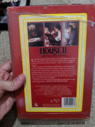 House 2 the Second Story - rare horror cult VHS big box cut box Erol ' s Video 3