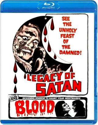 Legacy Of Satan,  Blood (1974) Blu - Ray Code Red Grindhouse Gore Rare Oop