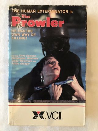 The Prowler - Vhs - Big Box - Rare - Oop