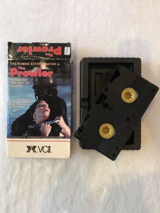 The Prowler - VHS - Big Box - Rare - OOP 6