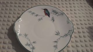 RARE ROYAL DOULTON 9.  1/4in KINGFISHER CAKE PLATE. 2