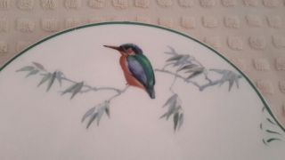 RARE ROYAL DOULTON 9.  1/4in KINGFISHER CAKE PLATE. 3