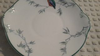 RARE ROYAL DOULTON 9.  1/4in KINGFISHER CAKE PLATE. 4