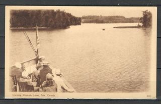 Post Card,  Ux50b,  Nh.  Muskola Lake (rare Card). .  Type 5,  Gu - Jn12 - 066w