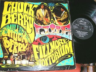 Chuck Berry / Steve Miller Band - Live At The Fillmore,  Rare 1967 Uk Mono Lp