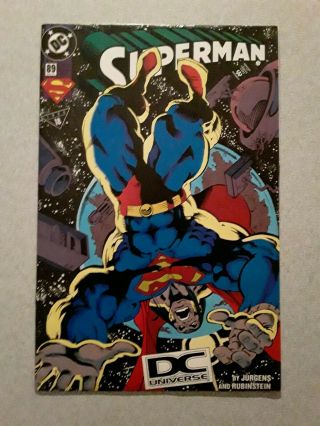 Superman 89 Rare Dc Universe Logo Dcu Variant Comic Collector 