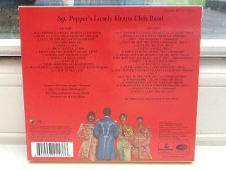 THE BEATLES - SGT PEPPERS : RARE ANNIVERSARY 2 - Disc CD Box Set With Booklet 2
