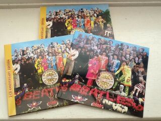 THE BEATLES - SGT PEPPERS : RARE ANNIVERSARY 2 - Disc CD Box Set With Booklet 3