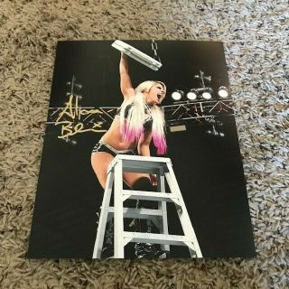 Alexa Bliss Signed Autographed 8x10 Photo Rare The Goddess Money In Bank Win B