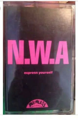 Nwa - Express Yourself Rare Cassette Single Tape Dr Dre Ice Cube Eazy E