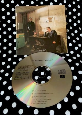 Pet Shop Boys - It’s A Sin Rare 1987 Cd Single