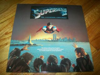 Superman Ii: The Adventure Continues 2 - Laserdisc Ld Very Good Rare Part Two 2