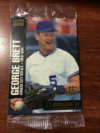 1992 Jimmy Dean Baseball Card Living Legends Set This Is A Rare Set Cello Wraped