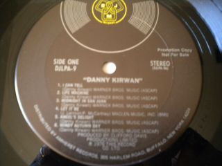 DANNY KIRWAN S/T SOLO LP PROMO FLEETWOOD MAC DJLPA - 9 RARE BLUES GUITAR 3