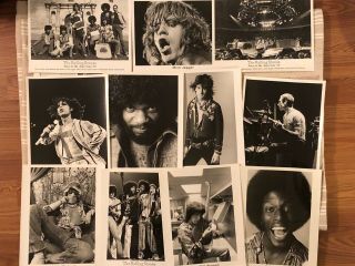 Rolling Stones Tour Of The Americas 1975 Press Kit,  11 Promo Photos Nm Rare