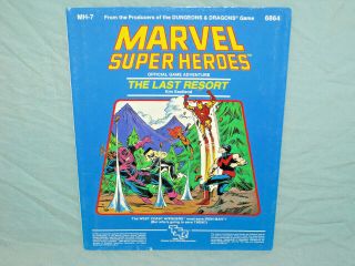 Marvel Heroes Module - Mh - 7 The Last Resort (rare With Map And Exc)
