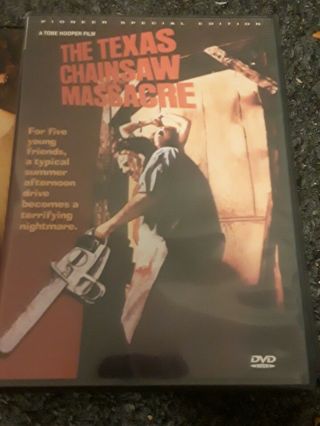 The Texas Chainsaw Massacre (dvd,  1998,  Pioneer Special Edition) W/ Insert Rare