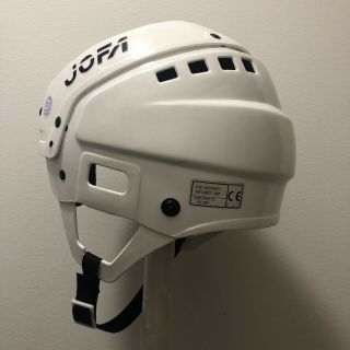 JOFA hockey helmet 397 size 55 - 62 senior white RARE classic 5