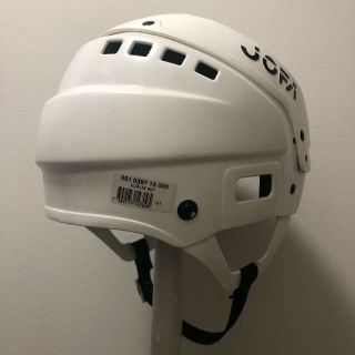 JOFA hockey helmet 397 size 55 - 62 senior white RARE classic 7