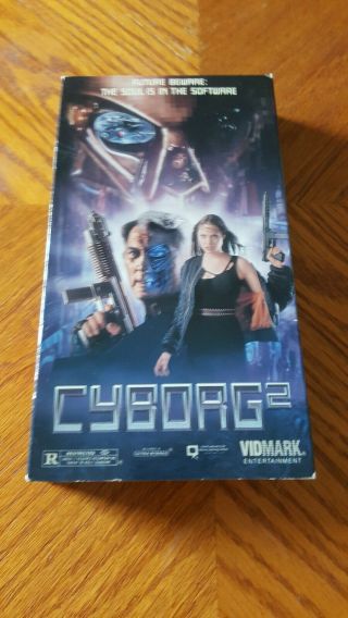 Cyborg 2 (vhs) Angelina Jolie,  Jack Palance,  Billy Drago.  Vg Cond.  Rare.  Sci - Fi